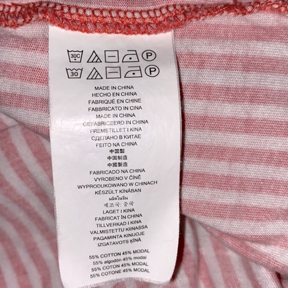 Michael Kors tiered red striped top size small - Picture 5 of 7